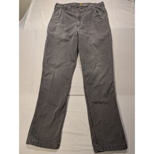 Carhartt Relaxed Fit Men's 36/34 Canvas Work Pants Mens Grey Utility Tough